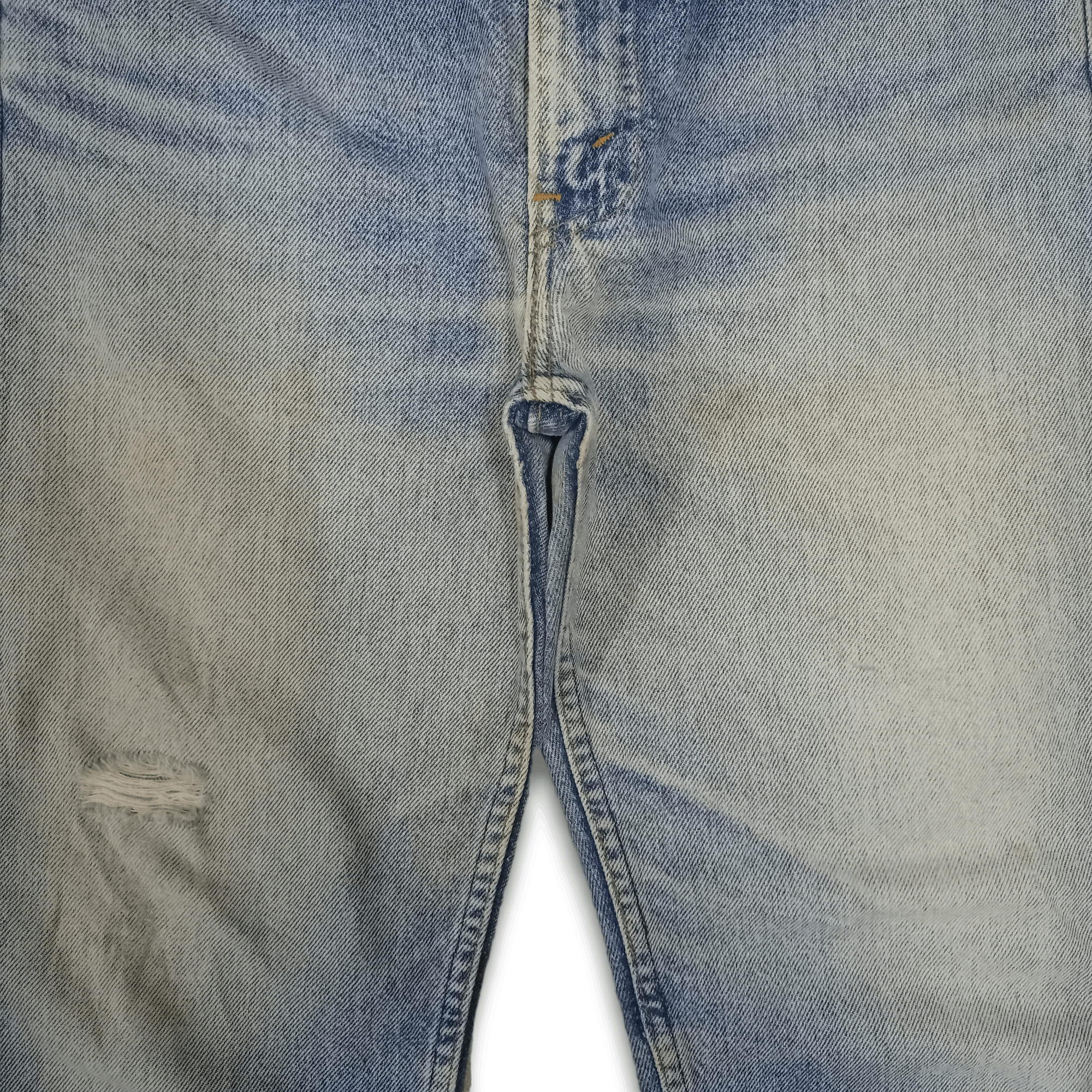Levi's × Levi's Vintage Clothing Vintage 90s Levis 505 Light Wash Distressed Loose Jeans Size US 31 - 5 Thumbnail