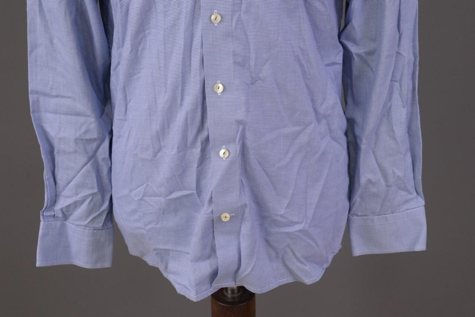 Eton Eton Contemporary Blue Check Extra Shirt Size 39 / 15 1/2 Size US M / EU 48-50 / 2 - 3 Thumbnail