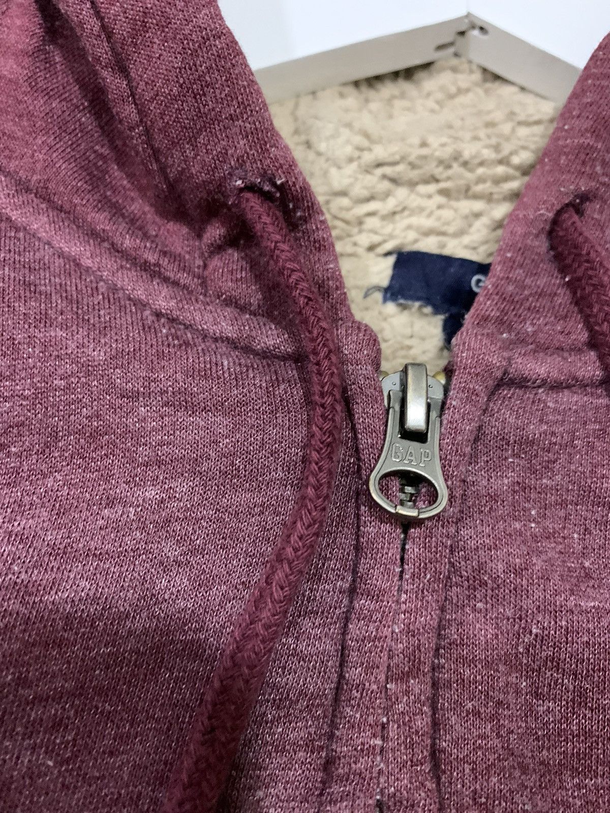 Gap × Vintage Vintage Gap Hoodie With Embroidery Spellout Full Zipper Size US L / EU 52-54 / 3 - 5 Thumbnail