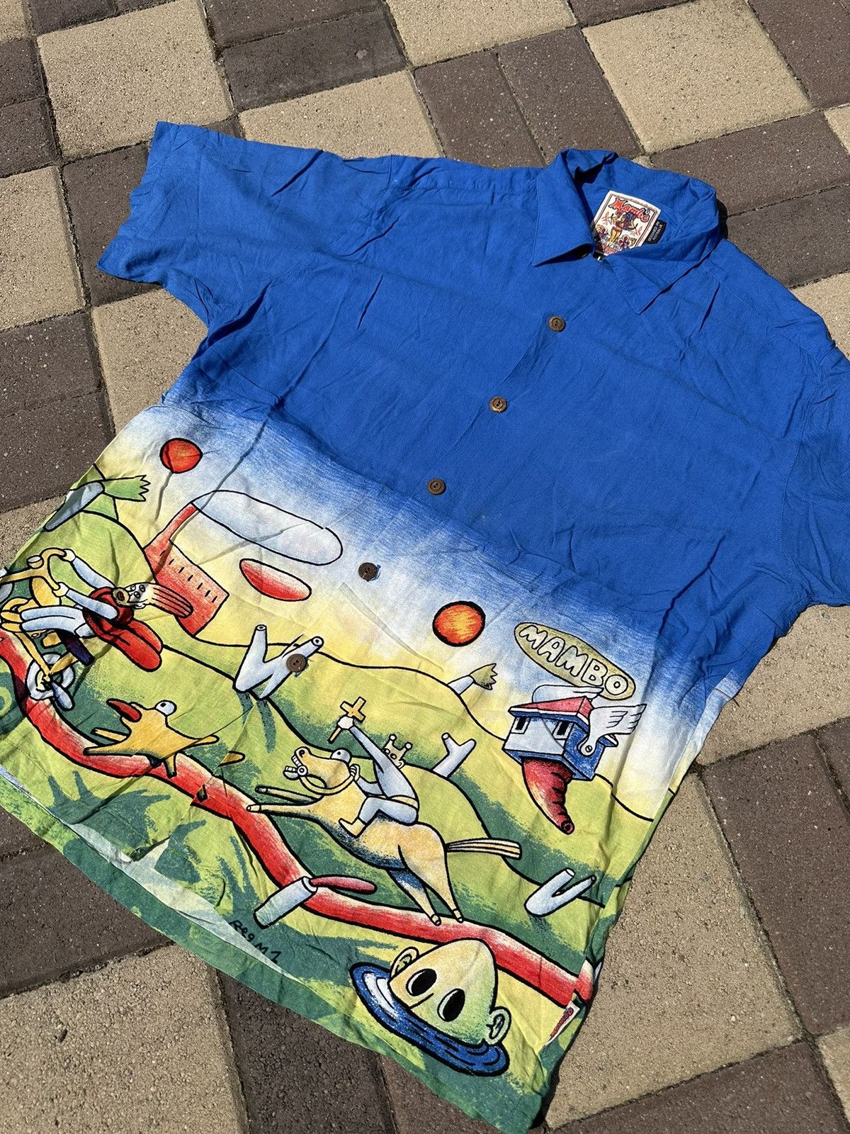 Mambo Vintage Mambo Loud Shirts Shirt 90’s Size US L / EU 52-54 / 3 - 3 Thumbnail