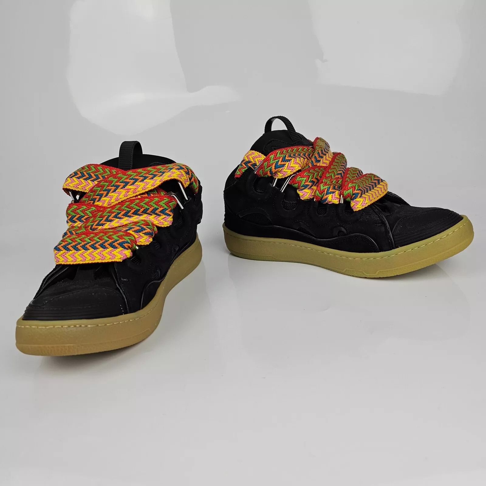 Lanvin LANVIN Curb Men's Black Sneakers New Size US 5.5 / EU 38 - 8 Thumbnail