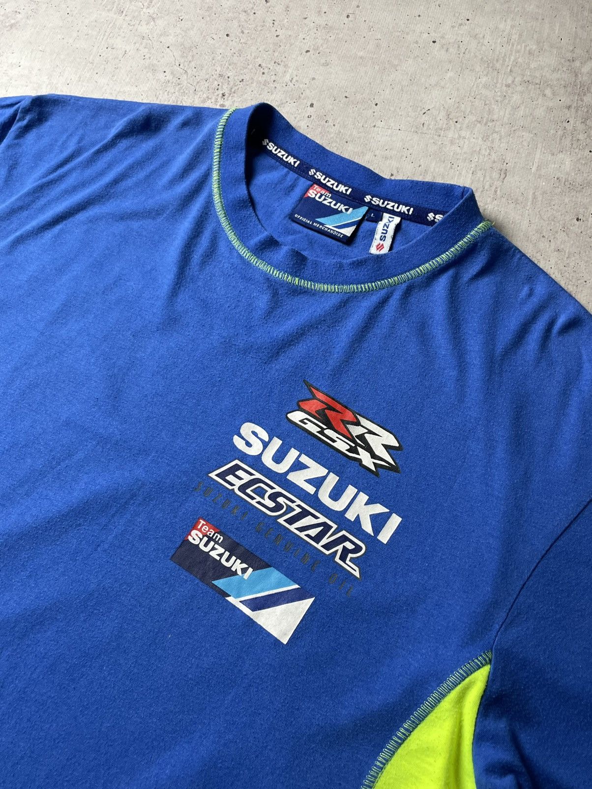 Other Vintage Suzuki Team Racing T-shirt Size US L / EU 52-54 / 3 - 3 Thumbnail