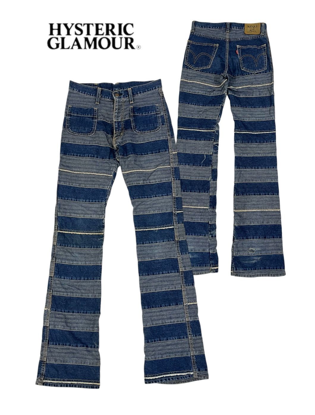 Hysteric Glamour × Japanese Brand × Vintage Hysteric Glamour Hagi Flared Denim Size S Size US 28 / EU 44 - 1 Thumbnail