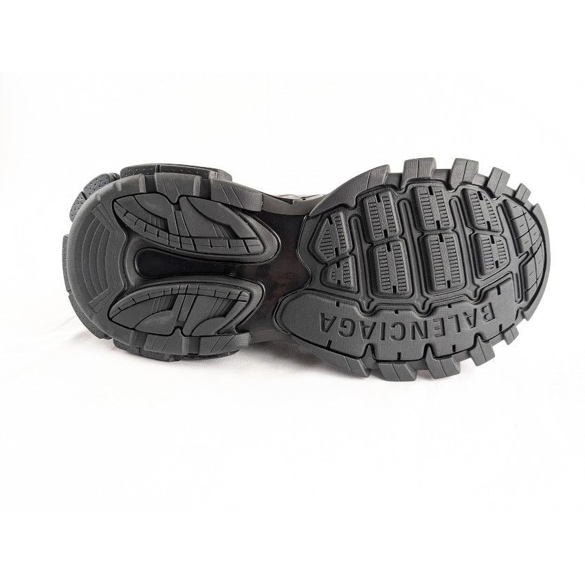 Balenciaga o1rshd1 Rubber Sole Track Sneaker in Black Size US 12 / EU 45 - 5 Thumbnail