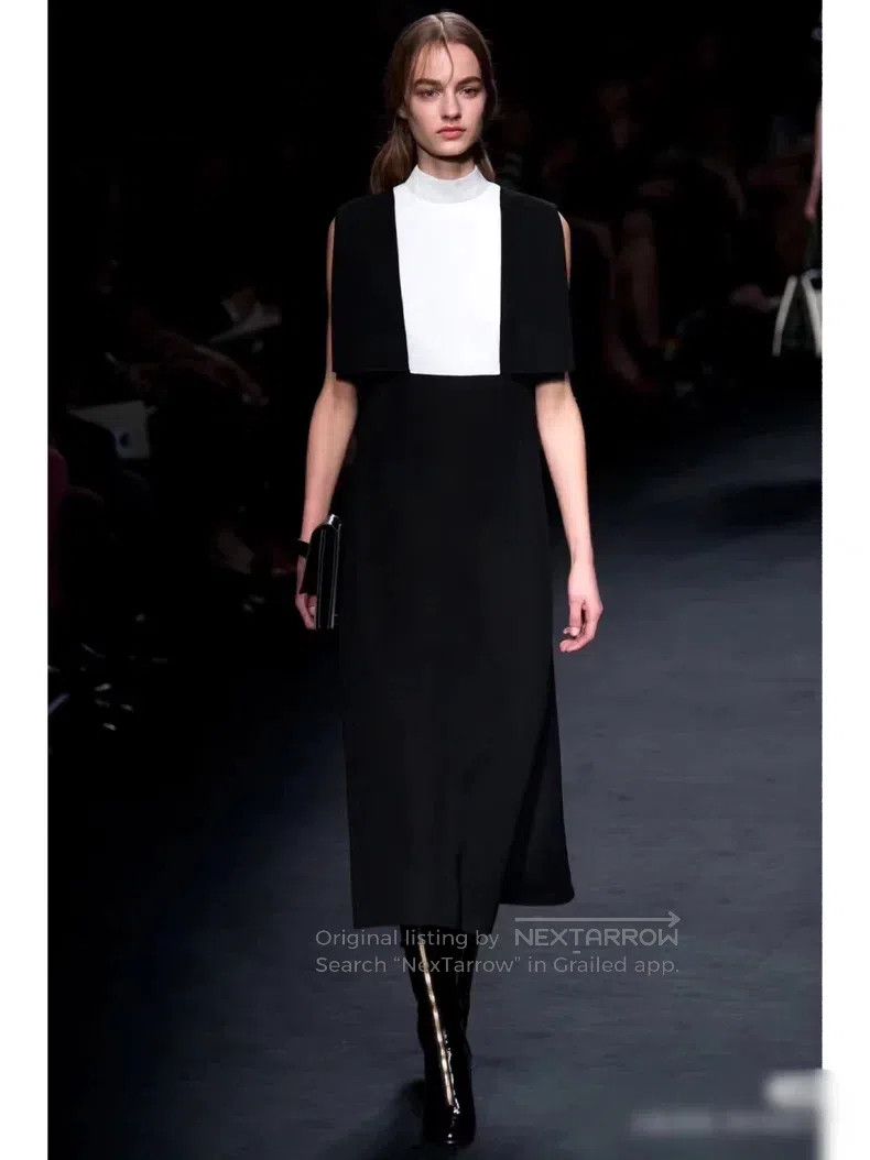Valentino Valentino Black and white color-blocked dress Size S / US 4 / IT 40 - 8 Thumbnail