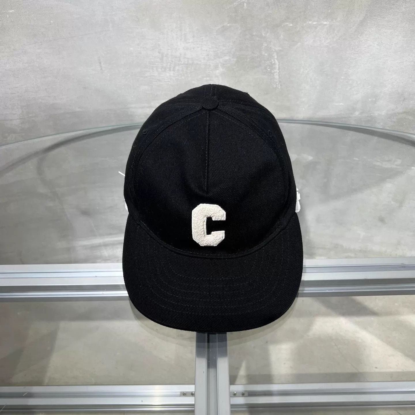 Celine CELINE logo baseball cap black M Size ONE SIZE - 1 Thumbnail