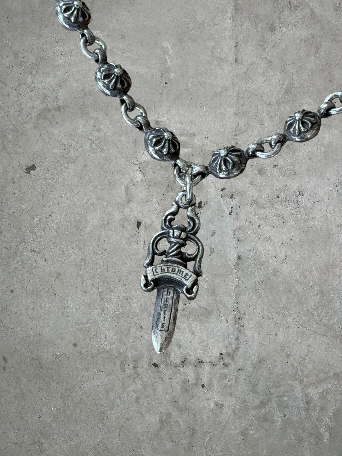 Chrome Hearts Chrome Hearts Cross Ball Dagger Necklace Size ONE SIZE - 9 Thumbnail