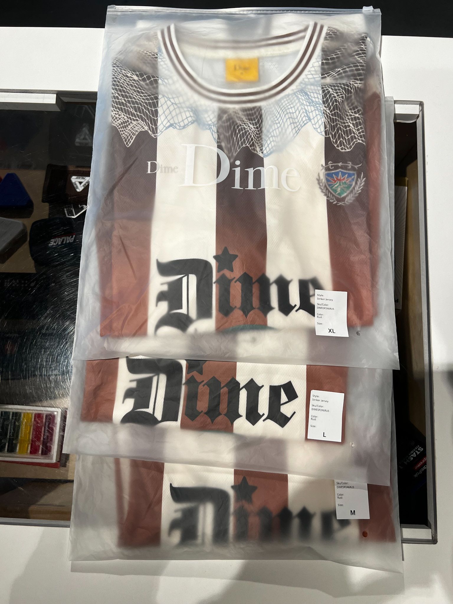 Dime Dime Striker Jersey Rust • L | Grailed