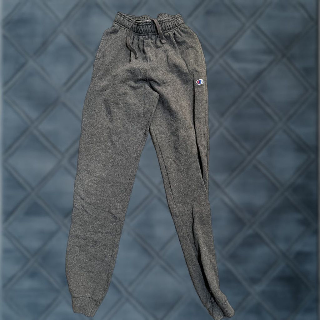 Champion Champion Sweatpants Men's Small Authent ic Straight Pocket Logo Gray Cotton Solid Size US 29 - 1 Thumbnail