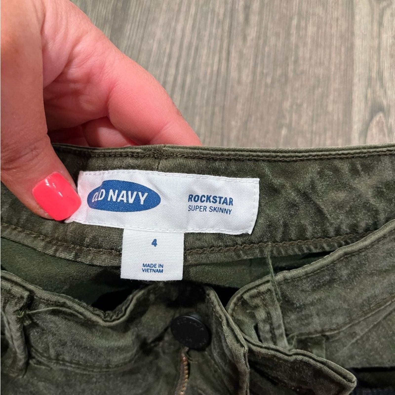 Old Navy Old Navy Womens Rockstar Super Skinny Jeans Mid-Rise Denim Size 27" / US 4 / IT 40 - 7 Thumbnail
