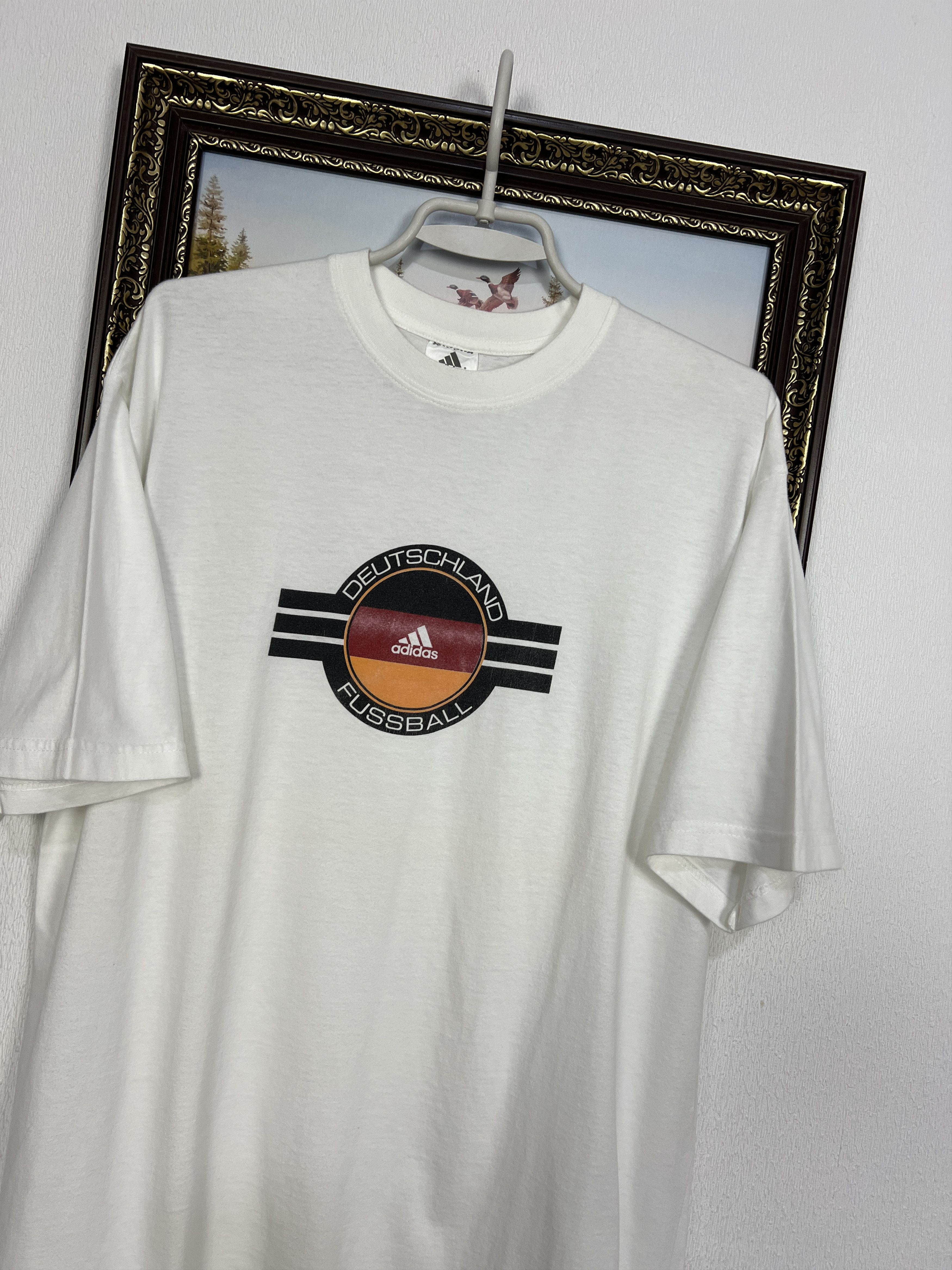 Adidas Vintage Germany Football Train Shirt Soccer Jersey Trikot Size US M / EU 48-50 / 2 - 3 Thumbnail
