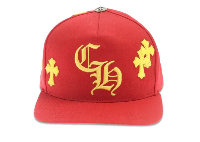 Chrome Hearts Patch Hat "Red/Yellow" Size ONE SIZE - 1 Thumbnail