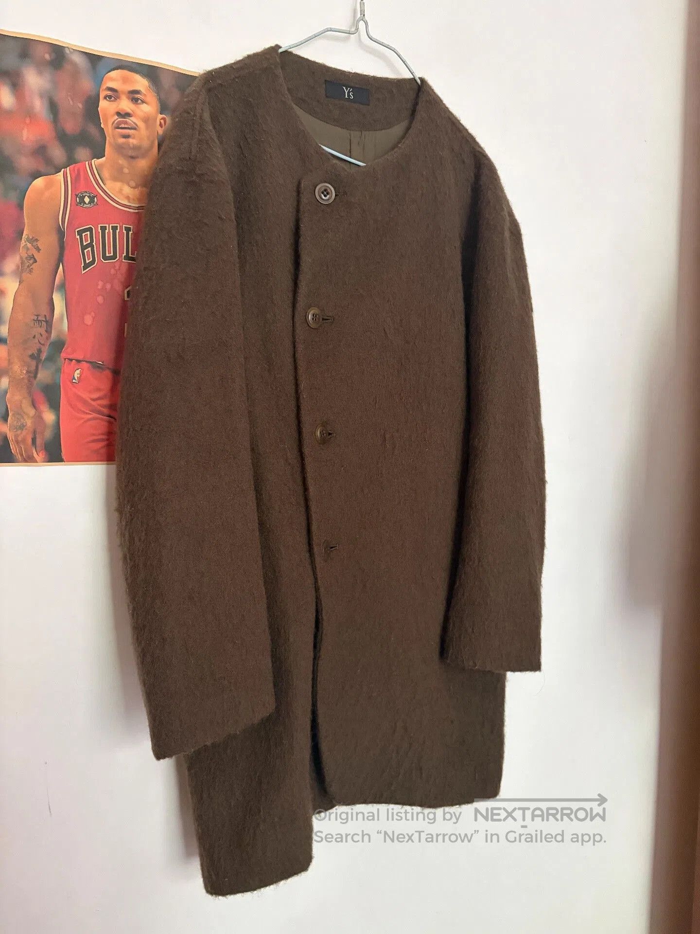 Yohji Yamamoto Yohji Yamamoto Long Uncollared Jacket. Size M / US 6-8 / IT 42-44 - 5 Thumbnail
