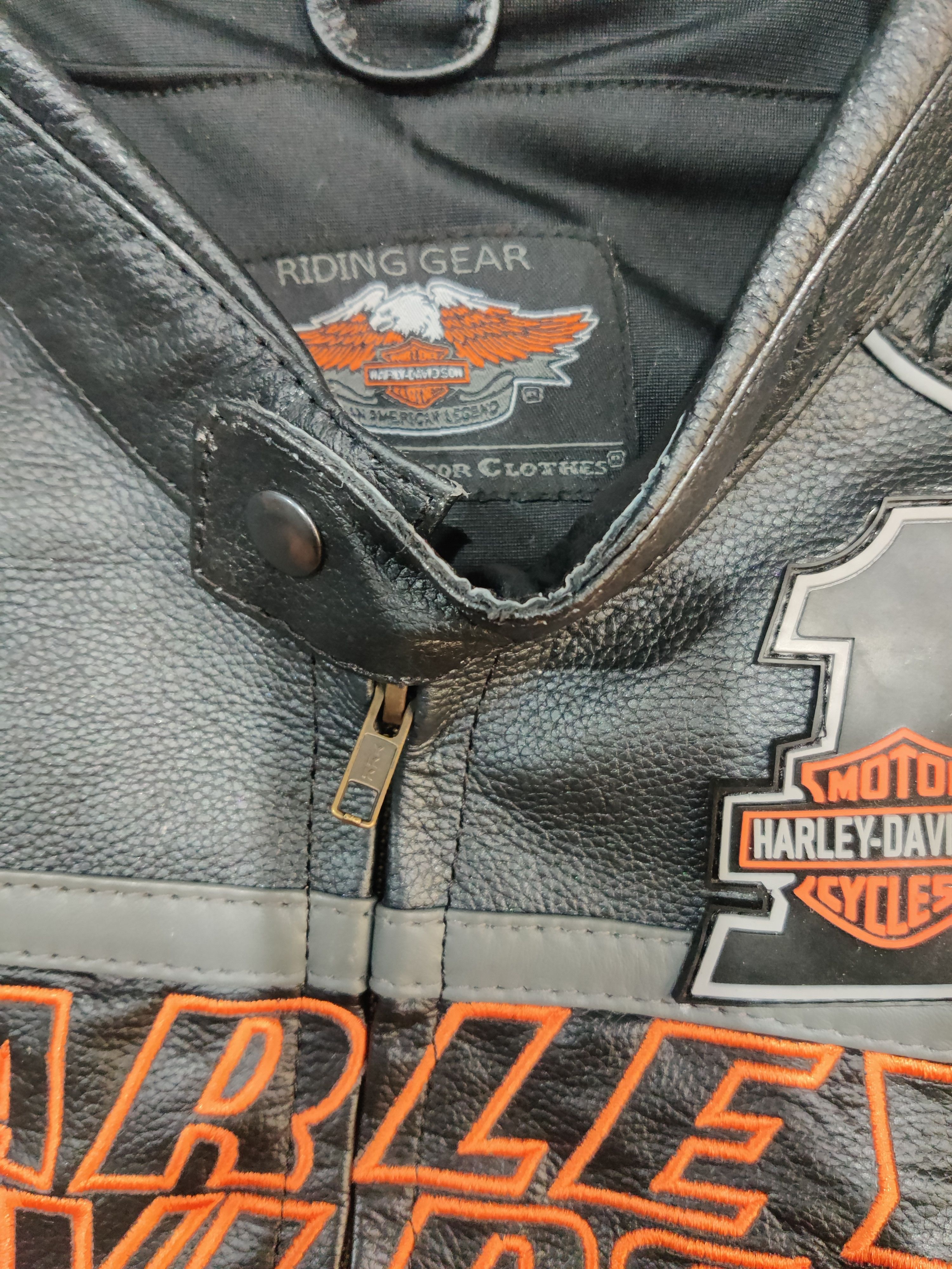 Harley Davidson Harley Davidson Vintage Leather Jacket Size US M / EU 48-50 / 2 - 4 Thumbnail