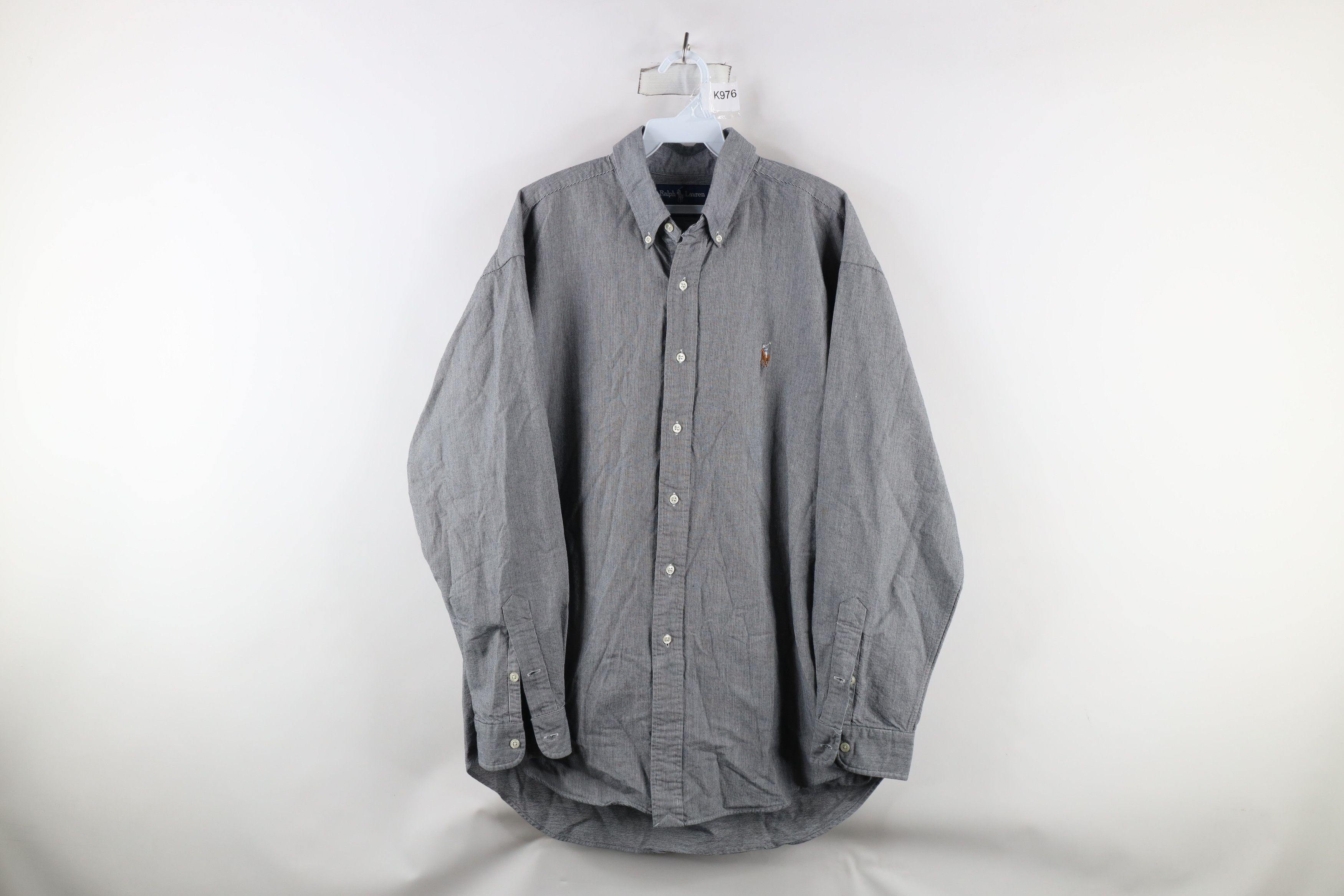 Ralph Lauren × Vintage Vintage 90s Ralph Lauren Heavyweight Button Down Shirt Size US L / EU 52-54 / 3 - 1 Thumbnail