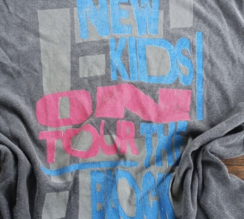 Band Tees Vintage NKOTB 80s Size US L / EU 52-54 / 3 - 2 Thumbnail