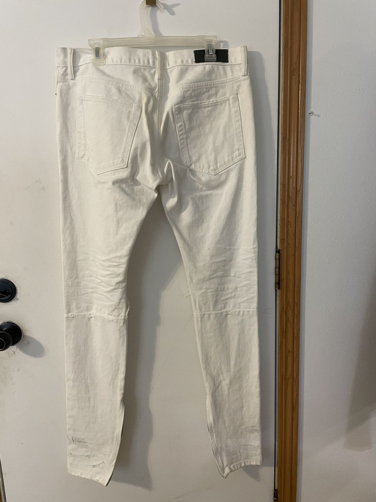 Fear of God Fear of god white denim size 33 Size US 33 - 2 Thumbnail