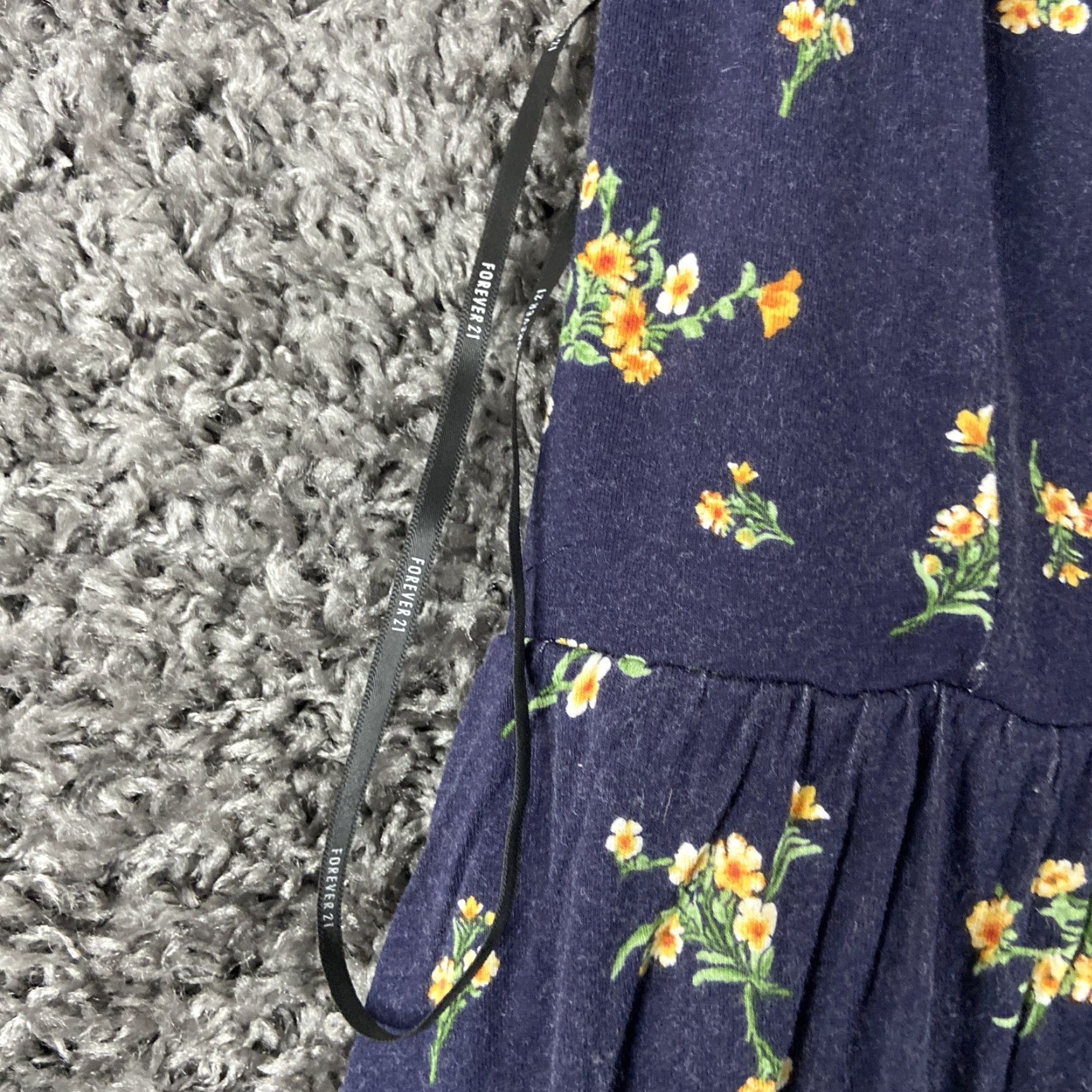 Forever 21 FOREVER 21 Floral Dress Women M Sleeveless Crisscross Fit & Flare Short Dress Multicolor Women’s M Dress Size 32" / US 10 / IT 46 - 7 Thumbnail