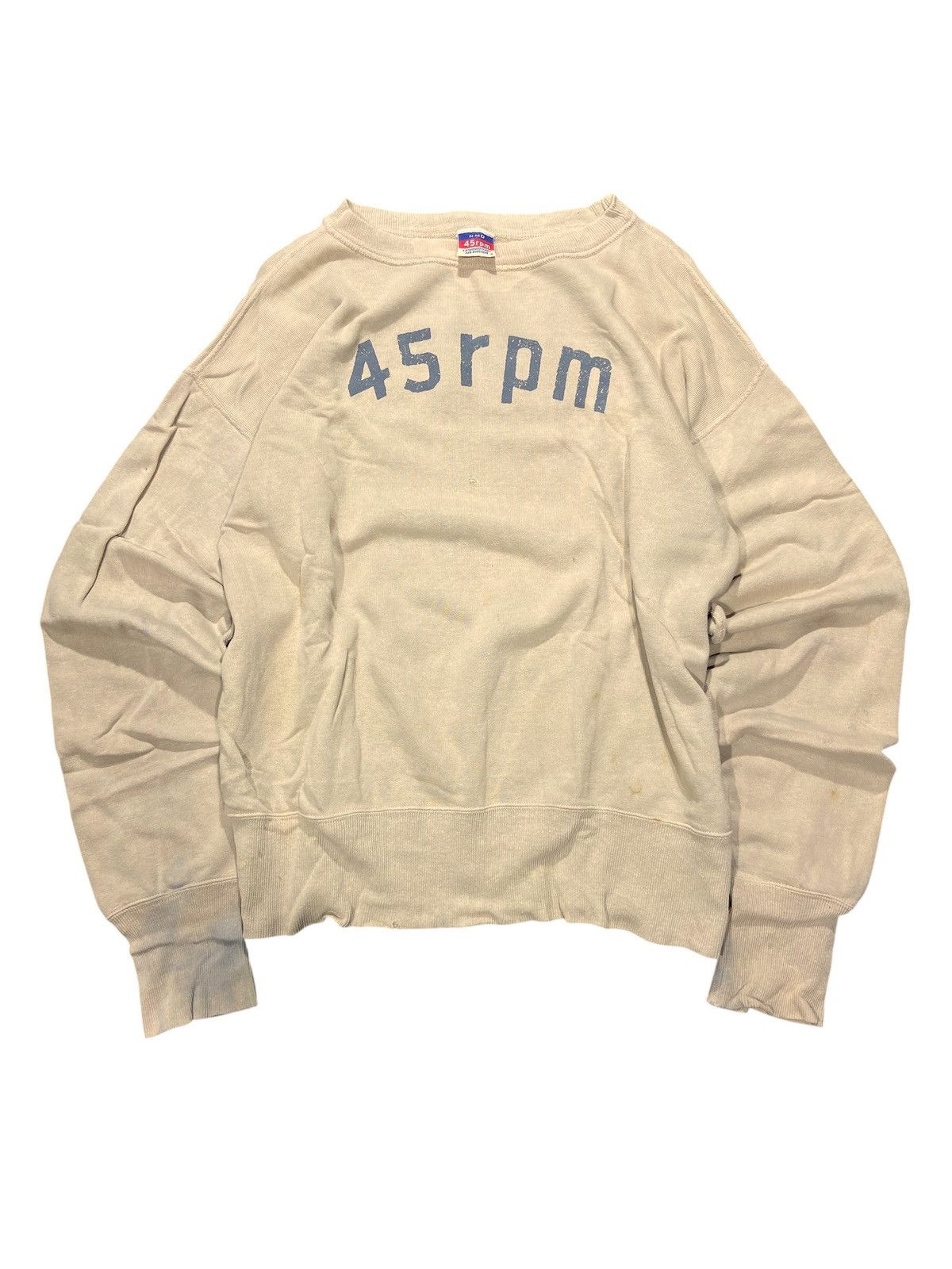 45rpm 45rpm Japanese Brand Sweatshirt trash destroyed Size US L / EU 52-54 / 3 - 2 Thumbnail