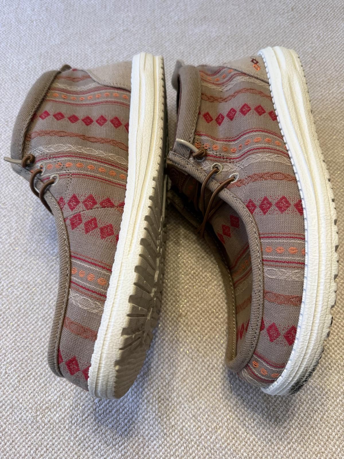 Duvetica Dude Shoes Casual Patterned Canvas Sneakers Size US 9 / EU 42 - 4 Thumbnail