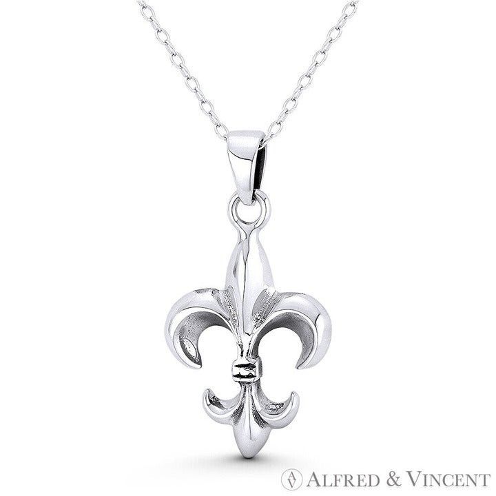 Other Fleur-De-Lis French Royalty Charm 32x17mm Pendant Size ONE SIZE - 1 Preview
