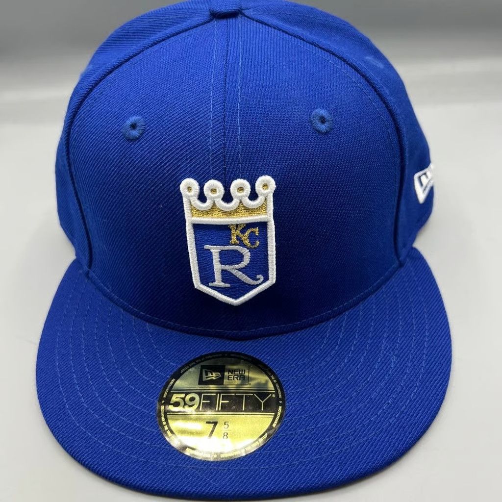 New Era Kansas City Royals Hat Men 7 5/8 59Fifty New Era Fitted Cap Size ONE SIZE - 1 Thumbnail
