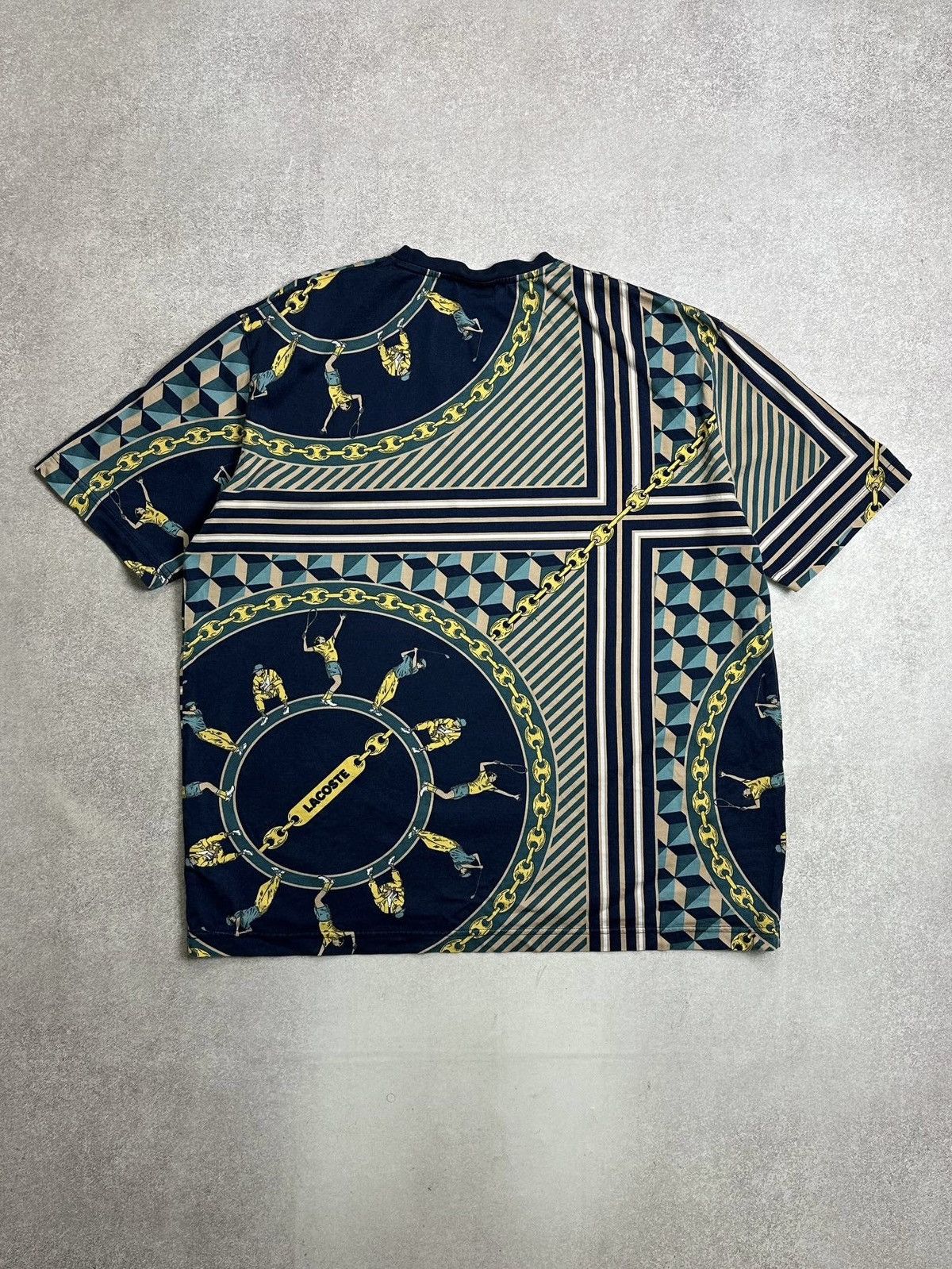 Lacoste Vintage Lacoste All Over Print Golf T-shirt Rare L Size US L / EU 52-54 / 3 - 4 Thumbnail