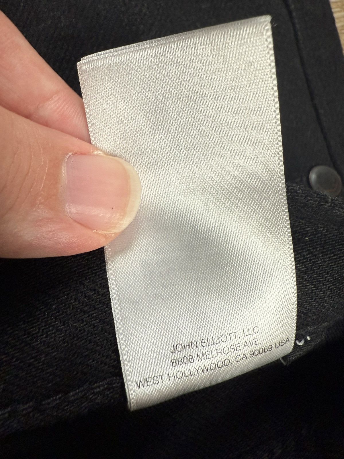 John Elliott John Elliott Black Jeans Size US 31 - 9 Thumbnail