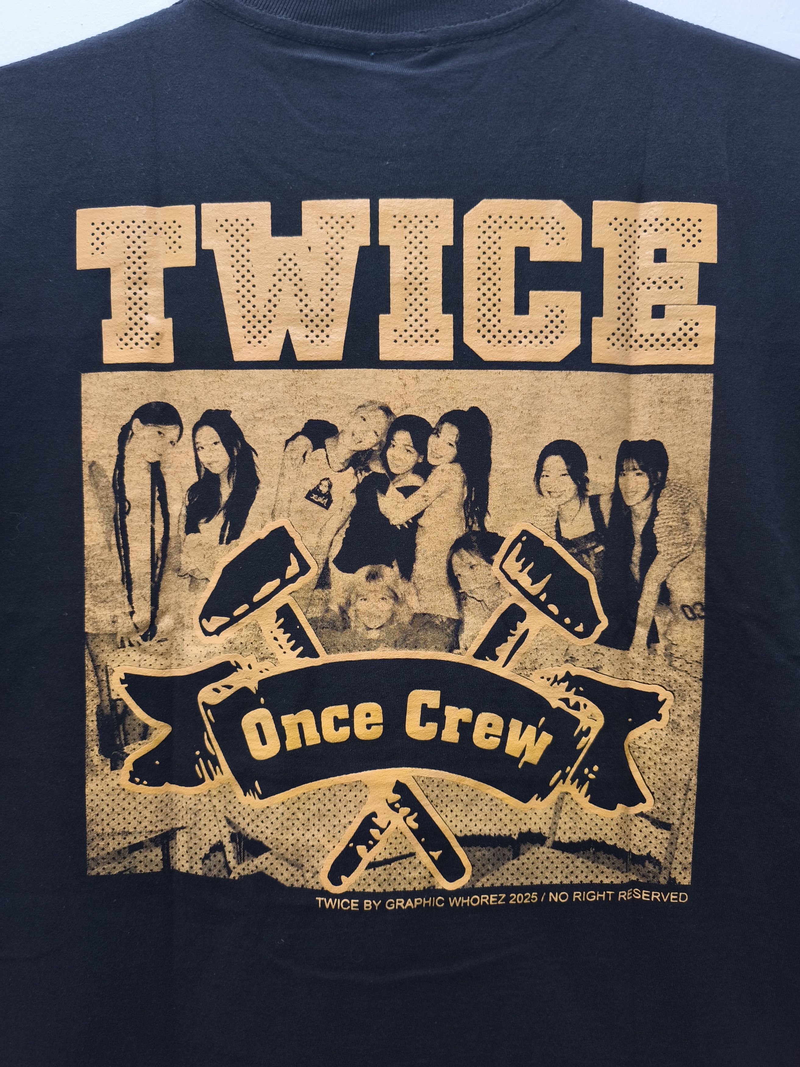 Rap Tees Twice Once Crew T-shirt Size US XL / EU 56 / 4 - 4 Thumbnail