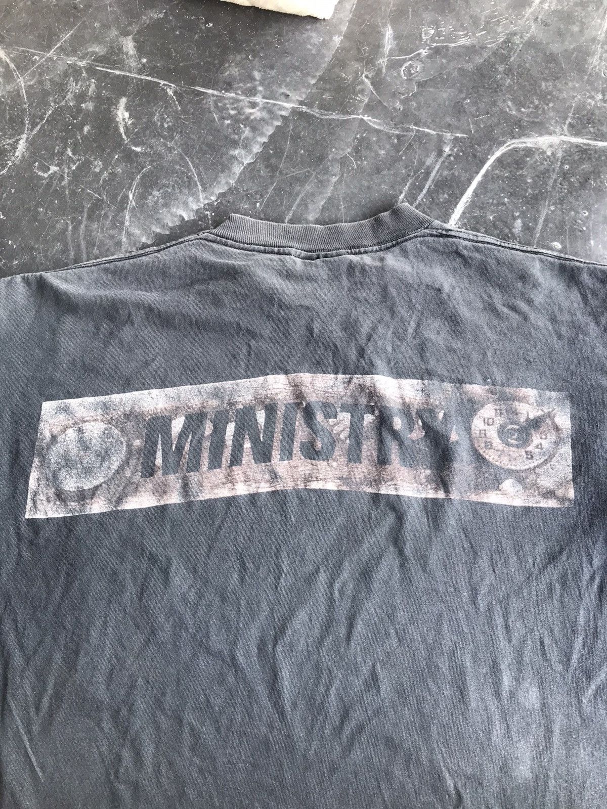 Band Tees × Brockum × Vintage Vintage 90s Ministry Band Tee Shirt Size US M / EU 48-50 / 2 - 7 Thumbnail