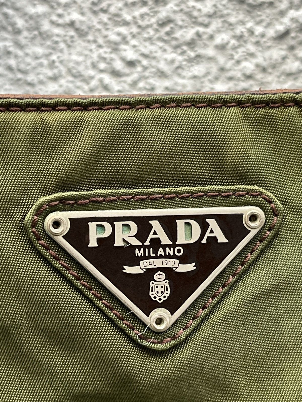 Prada Vintage Prada Tessuto Leather Tote Bag Size ONE SIZE - 6 Thumbnail