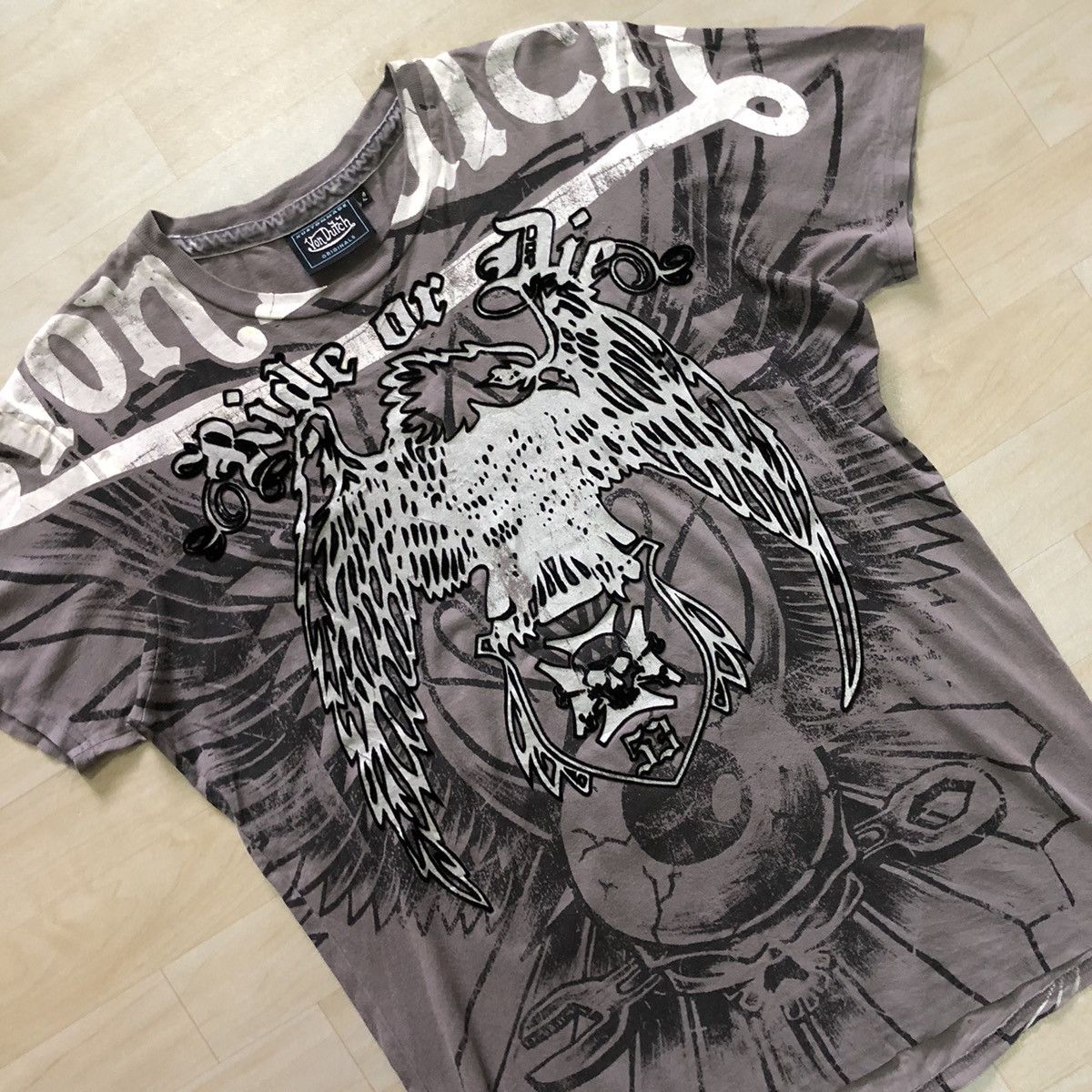 Von Dutch Von Dutch Ride or Die TShirt Size US L / EU 52-54 / 3 - 3 Thumbnail
