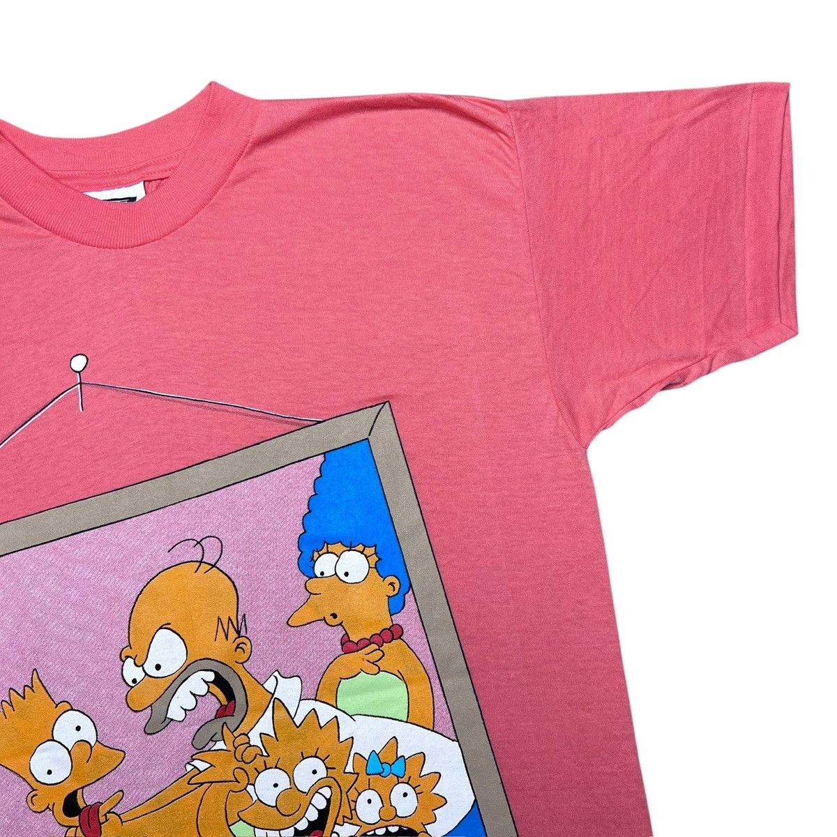 The Simpsons NWT Vtg 1990 The Simpsons Family Portrait Graphic T-Shirt Size US L / EU 52-54 / 3 - 7 Thumbnail
