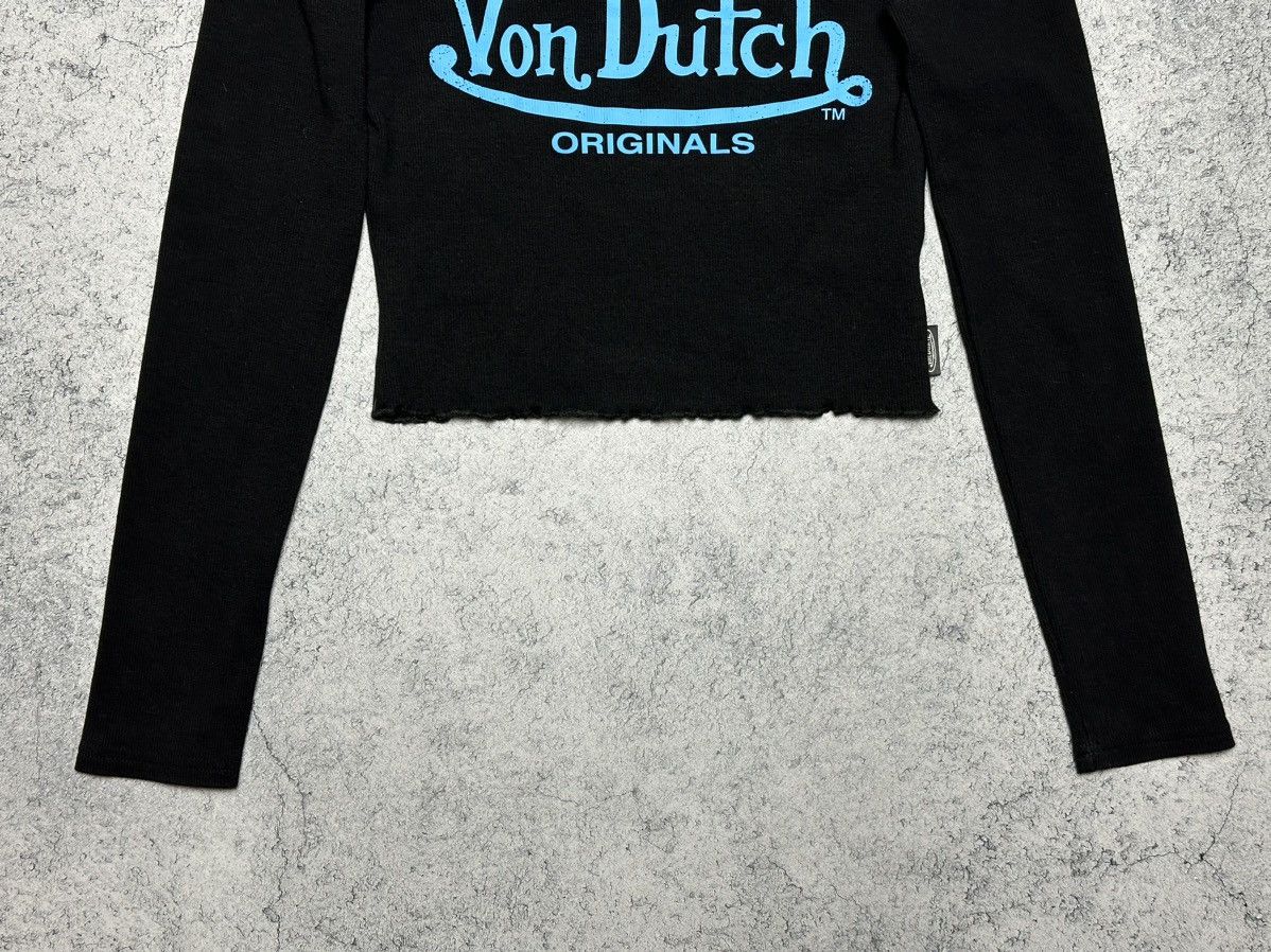 Von Dutch Von Dutch Logo Crop Long Sleeve Top Size M / US 6-8 / IT 42-44 - 3 Thumbnail