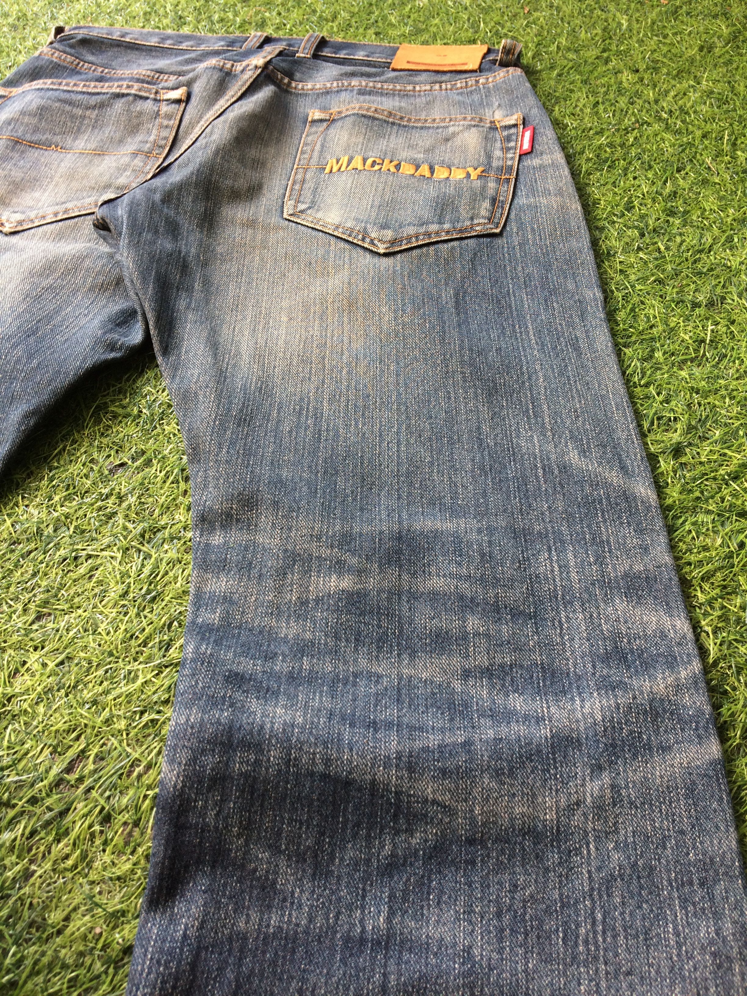 Japanese Brand Distressed Japanese Selvedge Denim #D-679 Size US 30 / EU 46 - 8 Thumbnail