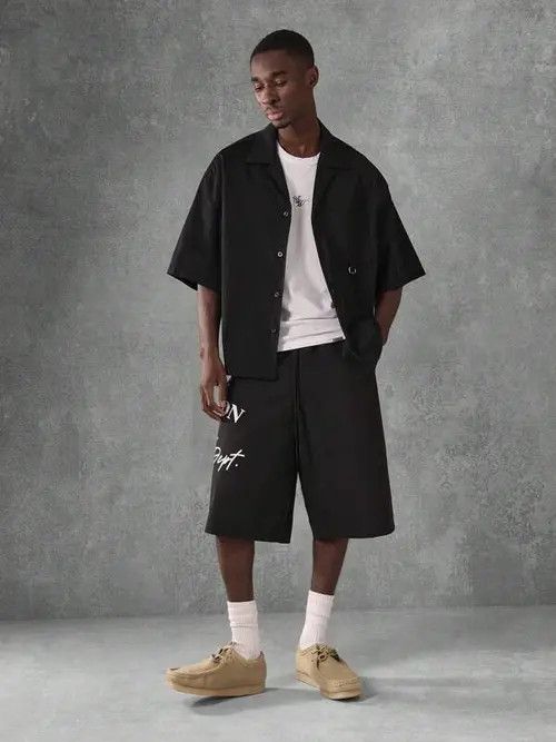 Jean × Vintage Streetwear sports Y2K Drip shorts Size US 30 / EU 46 - 2 Thumbnail
