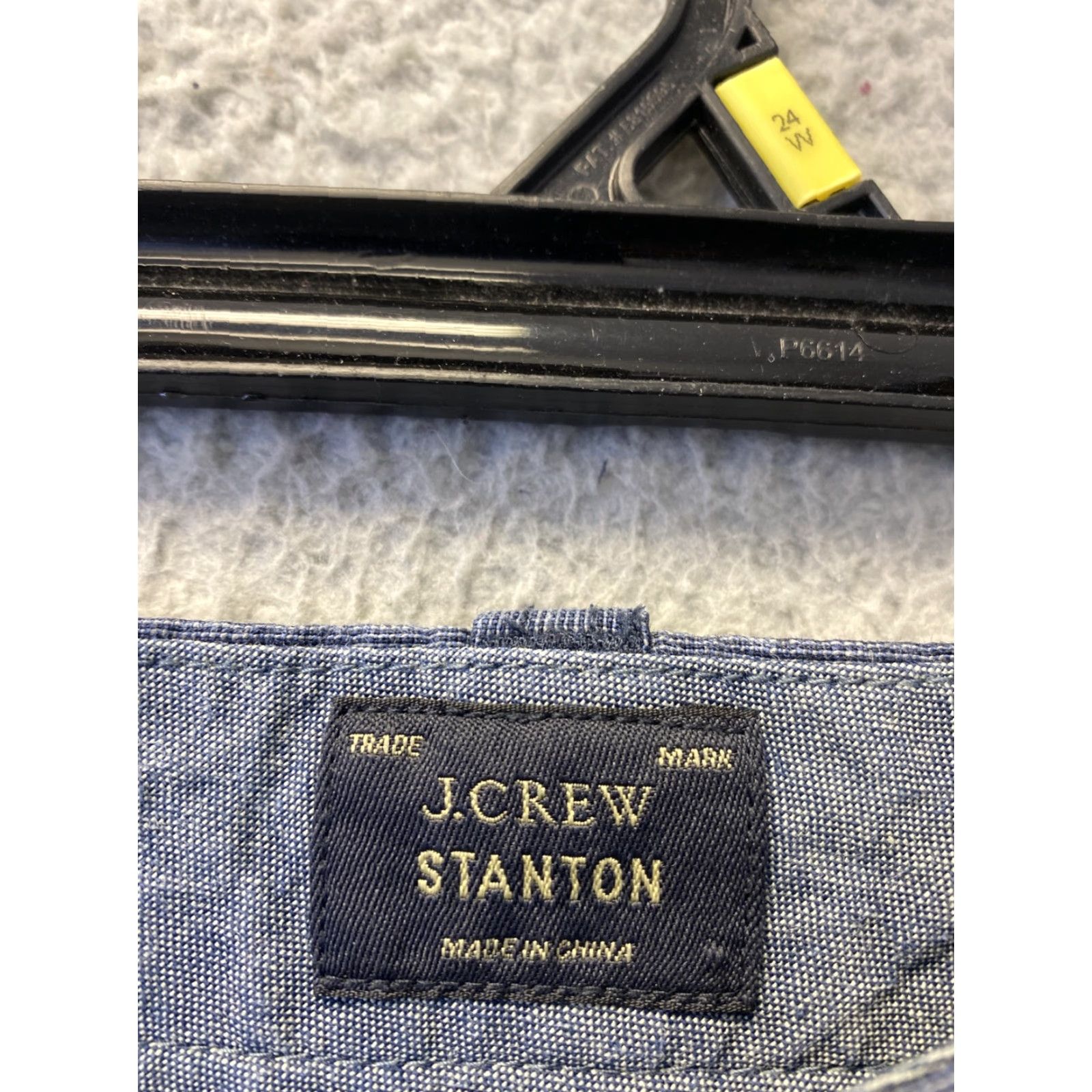 J.Crew VINTAGE J.CREW Men's Stanton Shorts Casual Cotton Linen Gray 34W 9-Inch Inseam Preppy Size US 34 / EU 50 - 3 Thumbnail