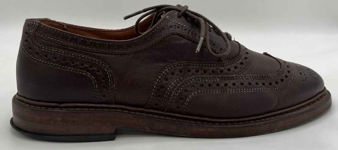 Allen Edmonds Allen Edmonds MCTAVISH Oxford Wingtip Brown Leather Size 9D Size US 9 / EU 42 - 8 Thumbnail