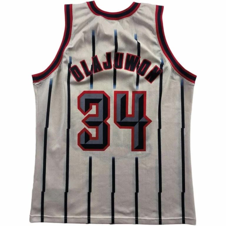 Champion Houston Rockets Olajuwon Champion EU home NBA jersey size L Size US L / EU 52-54 / 3 - 2 Thumbnail