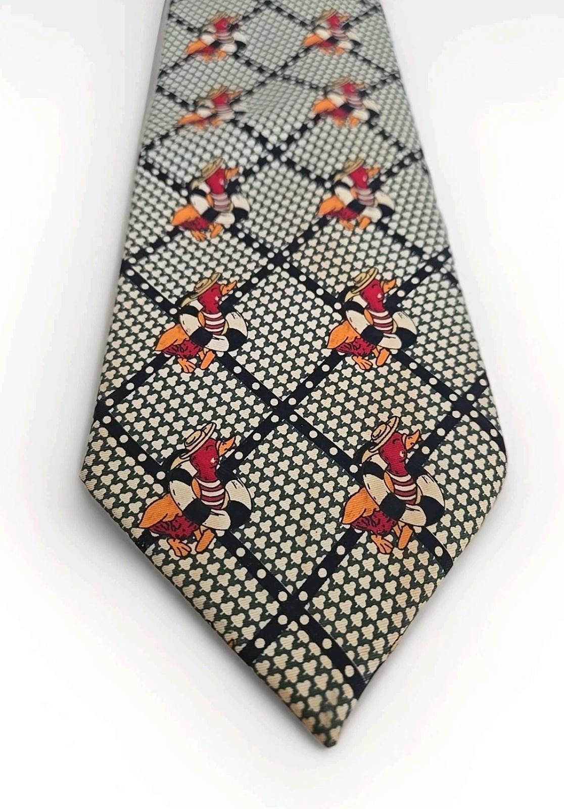 Andrew's Ties ANDREW'S TIES Silk Made in Italy Vintage Ducks and Bears (2) Size ONE SIZE - 3 Thumbnail