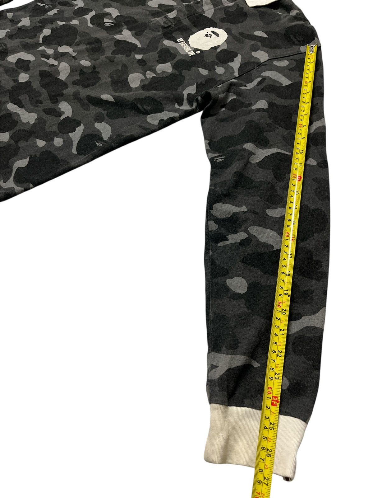 Bape A BATHING APE CAMO LONG SLEEVE POLO SHIRT Size US L / EU 52-54 / 3 - 12 Thumbnail