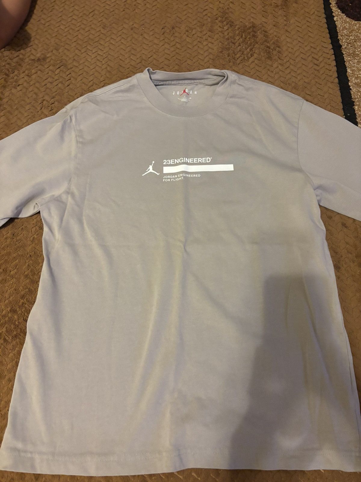 Jordan Brand Jordan beige\grayish shirt Size US S / EU 44-46 / 1 - 1 Thumbnail