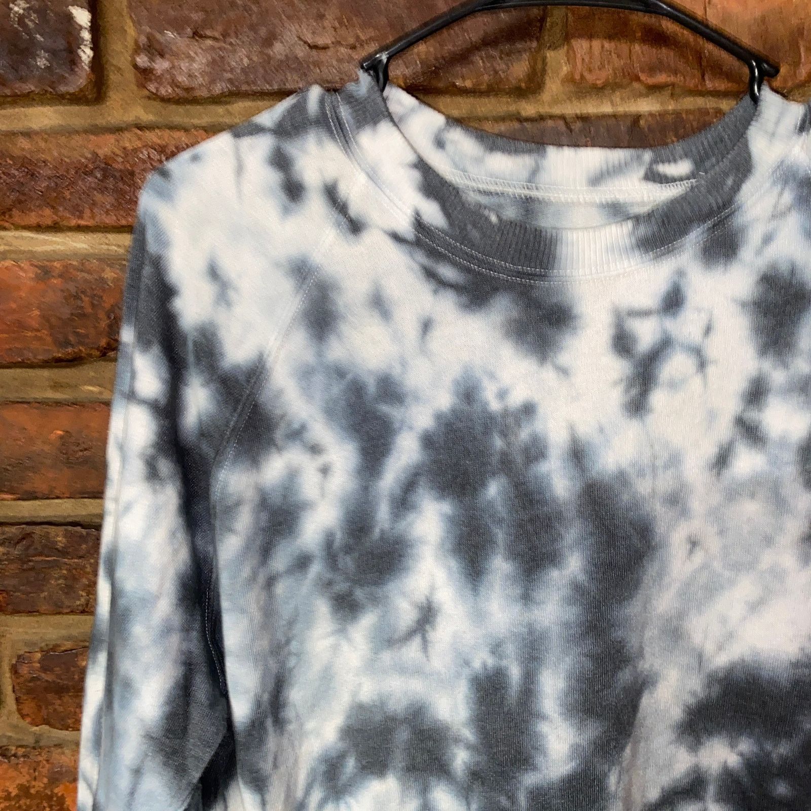 Other SO Lounge Gray White Tie Dye Pullover Sweatshirt Medium Size M / US 6-8 / IT 42-44 - 2 Thumbnail