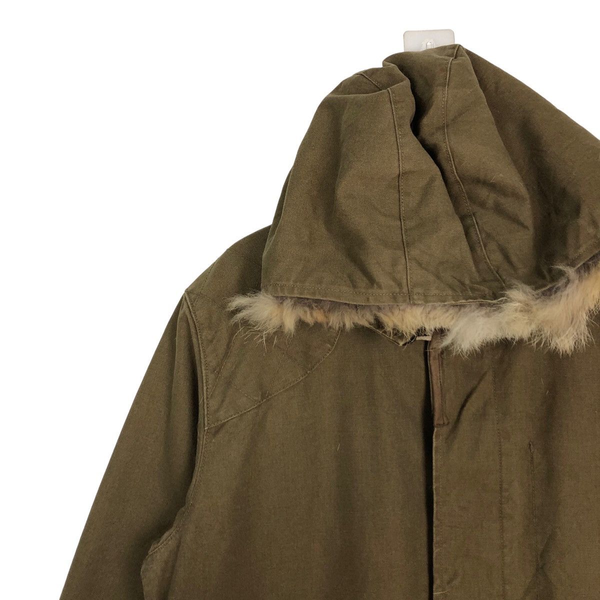 Japanese Brand 🔥RARE MOHAIR HOODIE CHORE JACKET EDIFICE VETEMENTS Size US M / EU 48-50 / 2 - 6 Thumbnail
