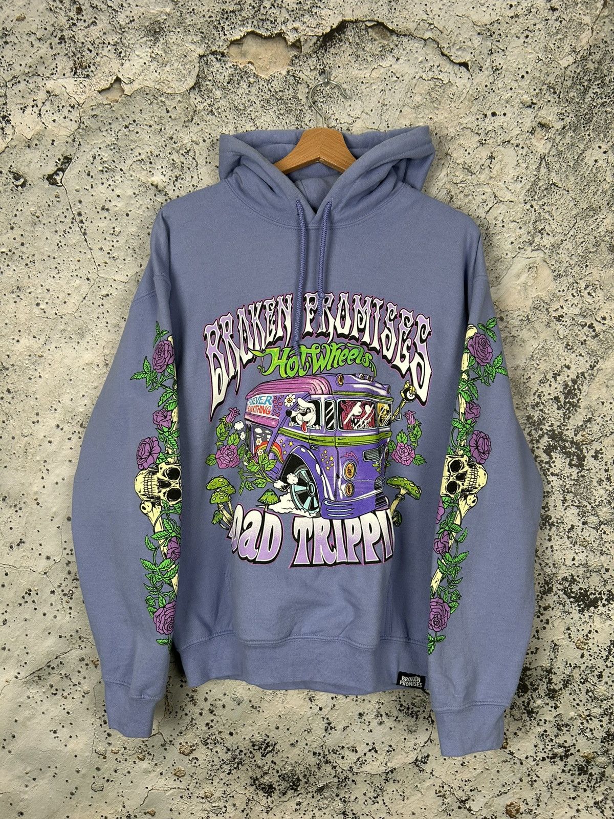 Vintage Hot Wheels Broken Promises Hoodie Graphic Racing Streetwear Size US M / EU 48-50 / 2 - 1 Thumbnail
