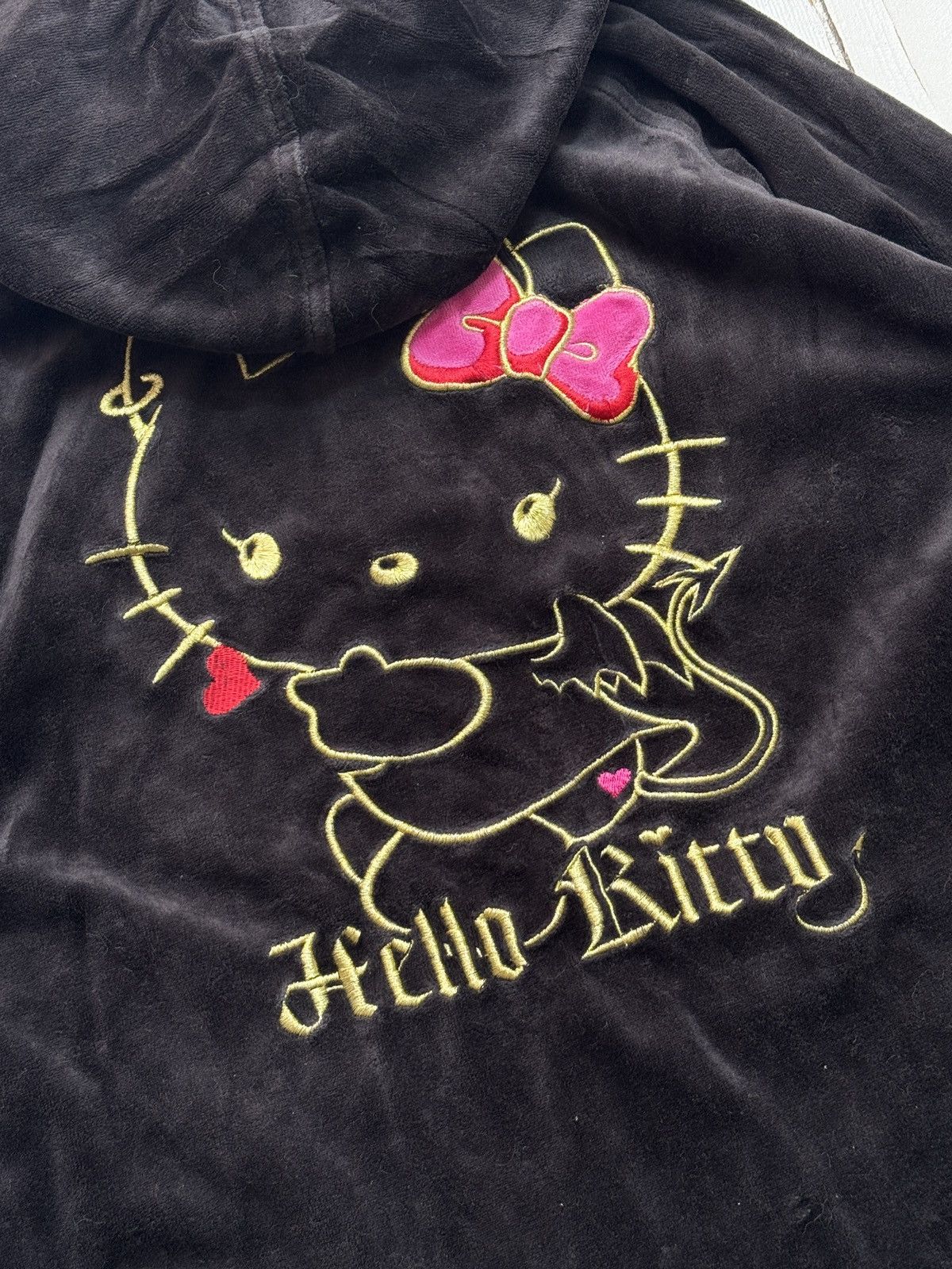 Cartoon Network VINTAGE HELLO KITTY DEVIL STYLE ZIP UP HOODIE Size L / US 10 / IT 46 - 4 Thumbnail