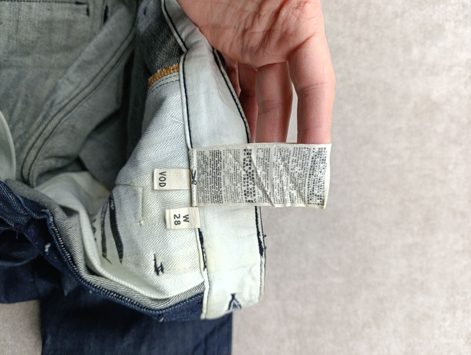 DENHAM DENHAM UNIVERSE DROP CROTCH FIT DENIM CUSTOM JEANS JAPANESE Size US 28 / EU 44 - 19 Thumbnail