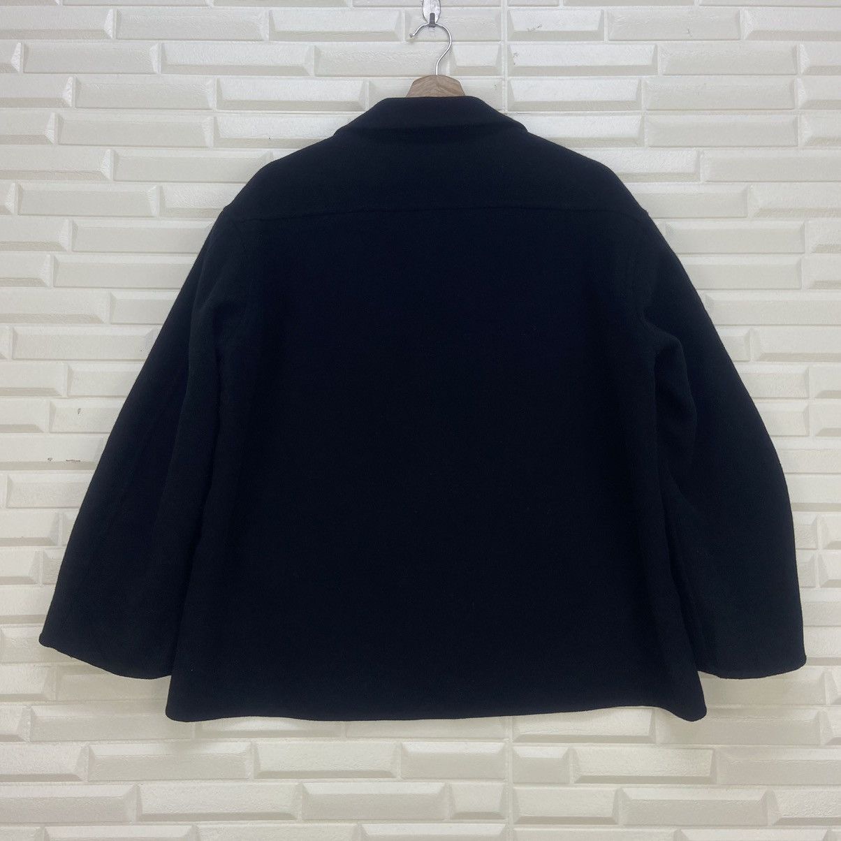 Jil Sander × Uniqlo Jil Sander Uniqlo Loose Oversize Cropped Wool Jacket Size S / US 4 / IT 40 - 2 Thumbnail