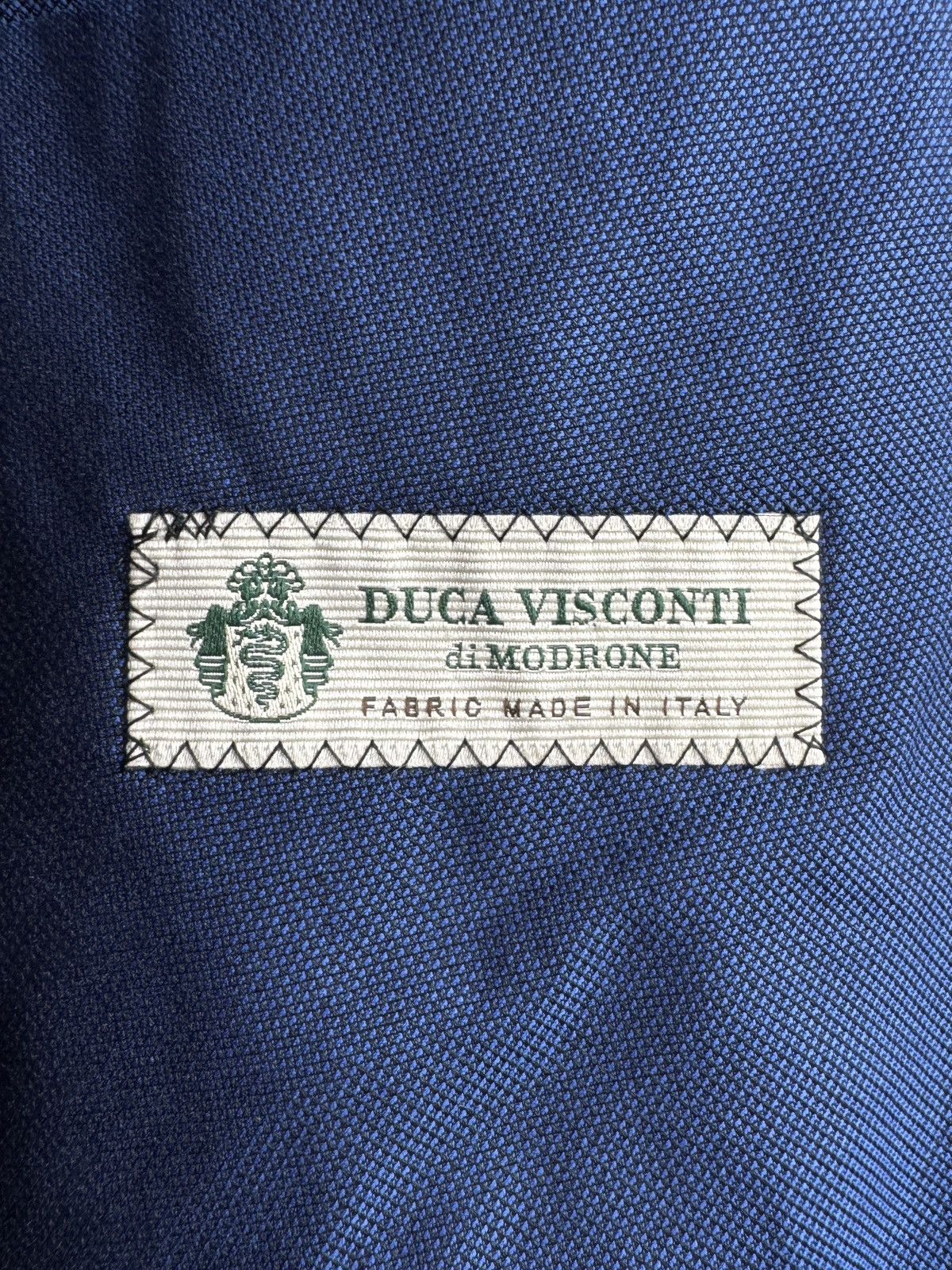 Other San Remo 1950 x Duca Visconti diModrone blue cotton blazer Size 48R - 13 Thumbnail