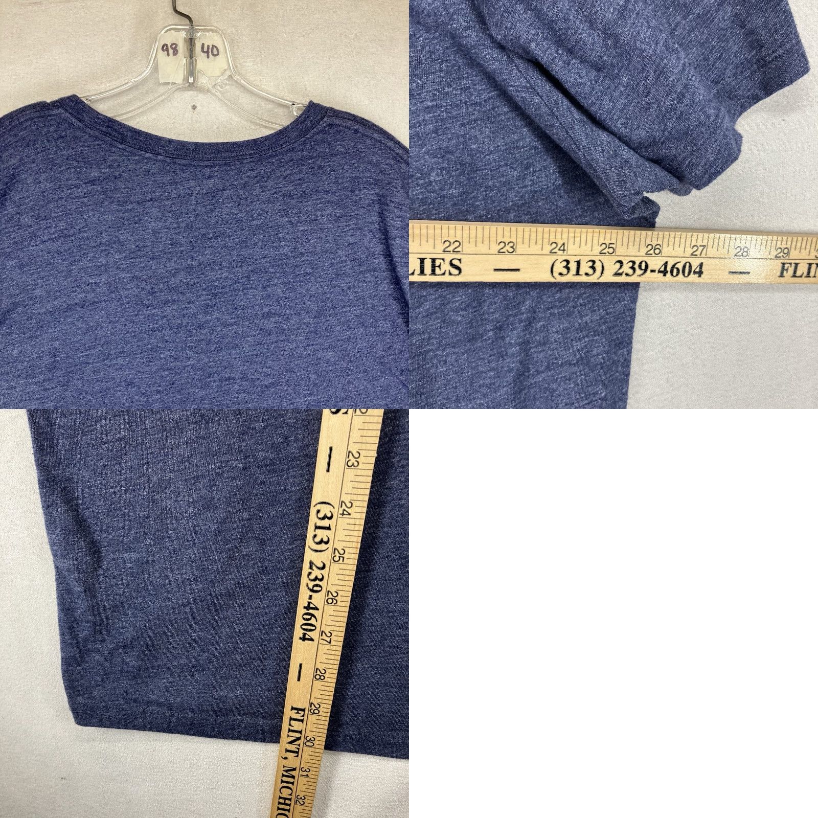 Lucky Brand LUCKY BRAND T-Shirt Mens Graphic 2XL Blue Short Sleeve Crew Neck 90s Retro Vintage-Style Logo Print Mens Size US XXL / EU 58 / 5 - 8 Thumbnail